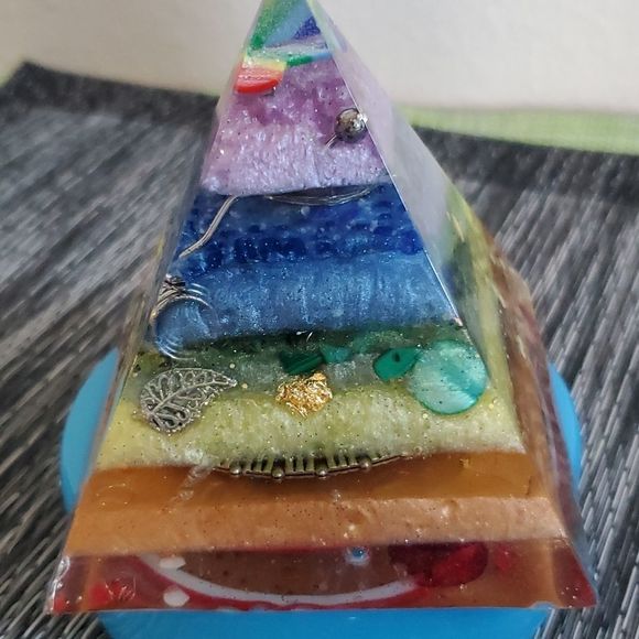 Rainbow Orgonite Hand Crafted - Picture 3 of 7